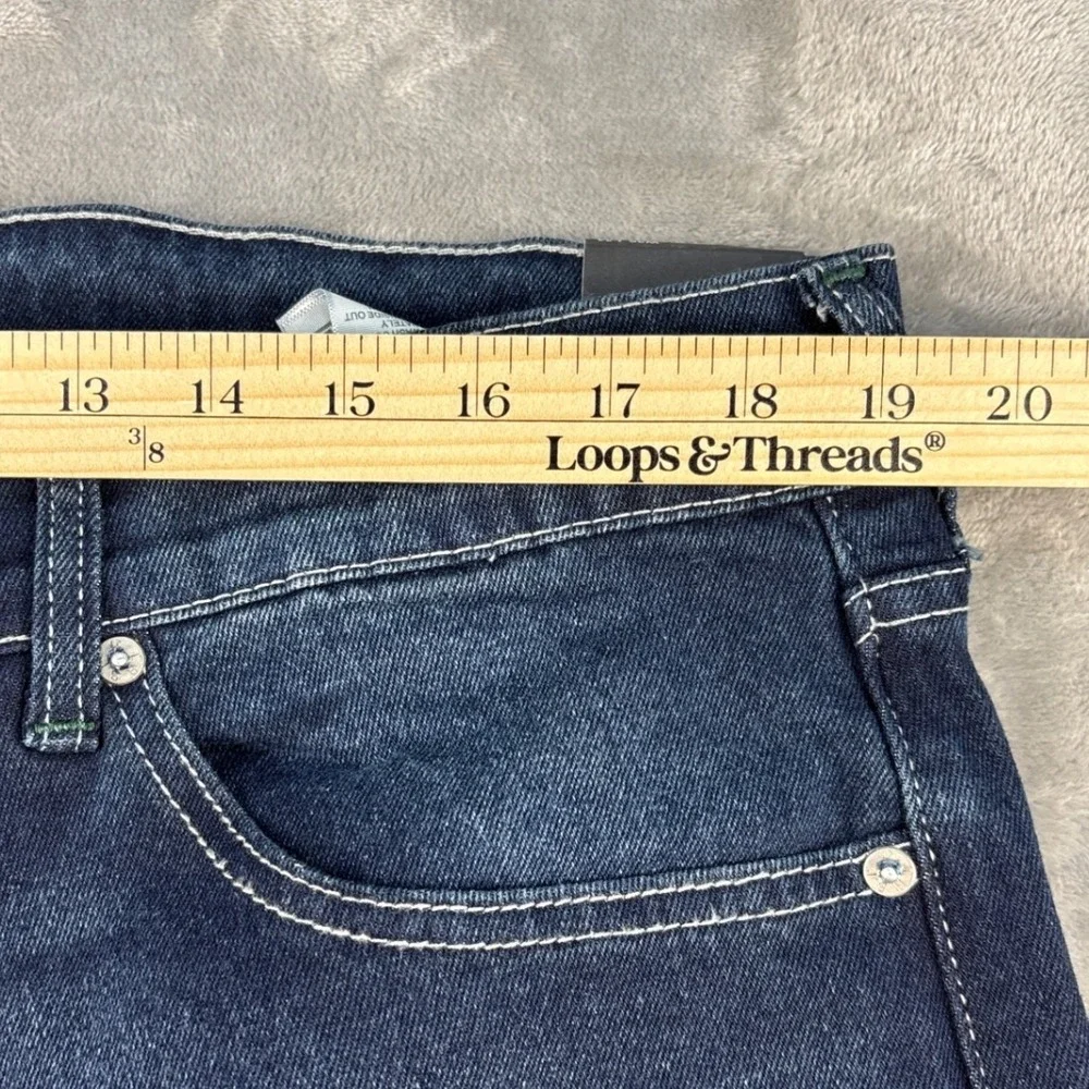 True Religion Jeans Mens 36 Ricky SN Straight Light Wintergreen Wash Denim NEW
